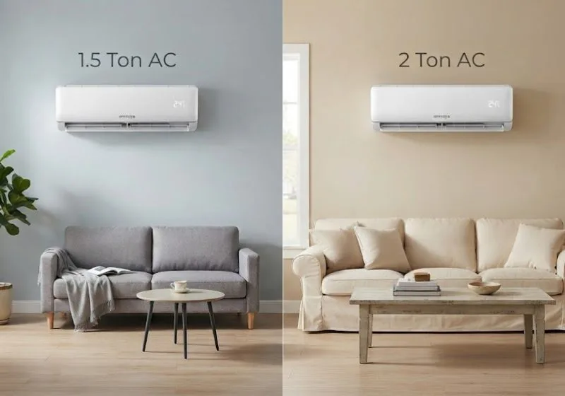 1.5 Ton vs 2 Ton AC: Which Is Right for Hyderabad Homes and How It Affects Maintenance